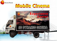 O cinema 5D móvel do caminhão impermeável da cabine VR sofisticou 6 - 12 Seat