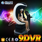 O jogo entusiasmado 1 assenta assentos atrativos do ovo do movimento do simulador do cinema da realidade virtual 9d