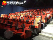 A sala luxuosa do teatro da fibra de vidro preside o grande projeto do cinema do filme de 3D 4D 5D 9D