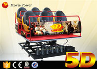 Sistema elétrico do cinema em casa do cinema 5D do projetor da plataforma 5D do movimento com o cinema Seat do movimento 4D