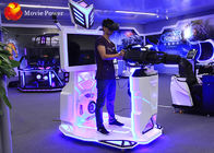 Espace a arma de Gatling interna interativa virtual do jogo do tiro do simulador 9D VR da realidade do jogo