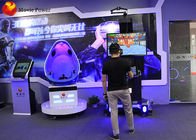Mini simulador dos jogos do tiro que está o parque de diversões interno da plataforma ereta de HTC VR
