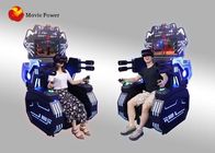 O simulador Mech da máquina de jogo VR do parque de diversões 9D Teamed acima a luta de Vr