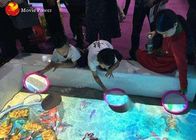 as crianças interativas da projeção de 3D AR pavimentam a máquina de jogo da lagoa da areia com a exposição de OLED