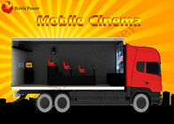 Simulador luxuoso do cinema dos assentos 7d do cinema móvel interativo realístico do caminhão XD