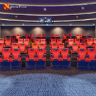 Assentos internos do cinema 2 do movimento do projetor de filme 4D da tela do arco