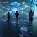 Campo de jogos virtual interativo do sistema de projeção do assoalho do mar da flor