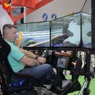 Simulador de condução eletrônico do carro de competência do Dof da experiência de condução 6 do carro para o parque de diversões