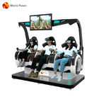 3 dinâmica a fichas do cinema do simulador VR da realidade virtual dos assentos