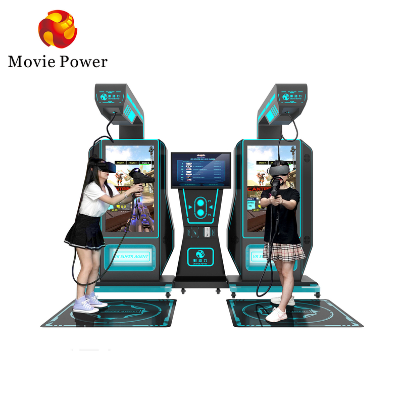 Os jogos interativos de 9D Vr atiram no tiro Arcade Virtual Reality Game Machine