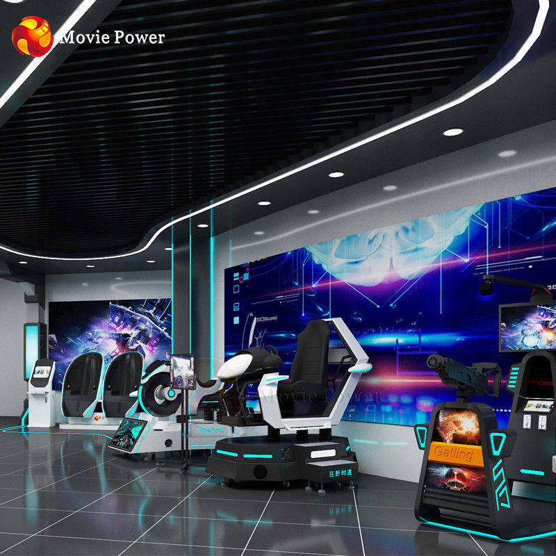 Máquina de jogo interativa da realidade 9d virtual da zona interna do simulador dos jogos
