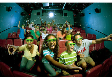 Teatro luxuoso do anúncio publicitário 4D, cinema do filme de 4D Immersive com 7,1 teatro bonde especial sadio da plataforma 4D do efeito 3dof