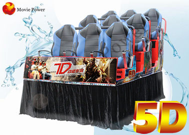 Equipamento dinâmico 5d do cinema que conduz o simulador com 3dof 6dof Seater dinâmico