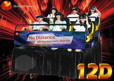 Cinema 12D móvel do caminhão do entretenimento com multi simulação do ambiente