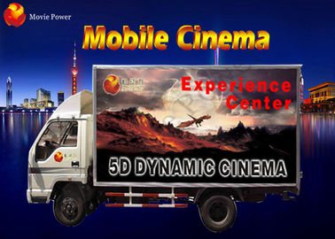 Caminhão móvel dinâmico simples 2.25KW 220V do cinema 5D do vento de iluminação da bolha