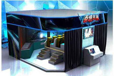 6/8/9/12 assentam cinemas da ação de VR 9D com as telas de exposição múltiplas do diodo emissor de luz