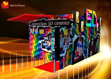 Teatro interativo do cinema da cabine 5D dos jogos com a multi cadeira do cinema da função