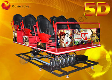 5D cinema elétrico popular 5D que conduz assentos do simulador 2-100