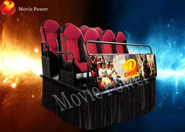 GV da plataforma do movimento do DOF do cinema 6 do simulador do sistema hidráulico 7D