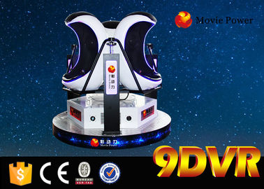 Tripple Seat do sistema elétrico 220v do cinema da forma 9D VR do ovo/lua completamente automático