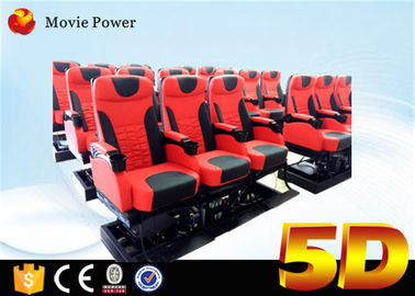 3 Dof bondes/cinema hidráulico do simulador do equipamento 5D do cinema 5D com cadeira do movimento