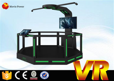 caminhante 9D que dispara em HTC Vive que levanta-se 9D VR para o CE do simulador do jogo da batalha