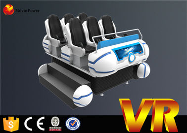 A cadeira da família 6.0KW ajustou o equipamento do simulador de Vr do cinema da realidade 9D virtual