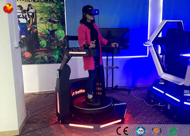 Simulador interativo de combate da realidade virtual de máquina de jogos da batalha fantástica