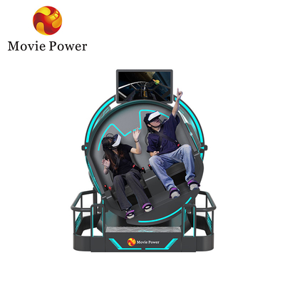 Smart Control VR 360 Flying Cinema 2 assentos 9D VR Roller Coaster Simulator