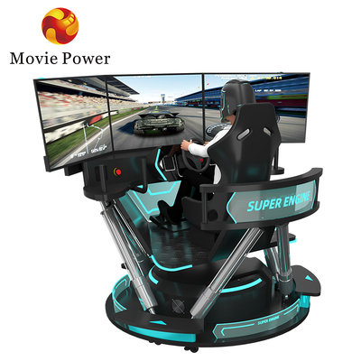 6 dof Simulador de corrida hidráulico VR Games Realidade Virtual 3 Screen F1 Simulador de corrida