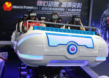360 o cinema 6 do parque de diversões 9D VR da rotação do grau assenta a máquina de jogo para a família