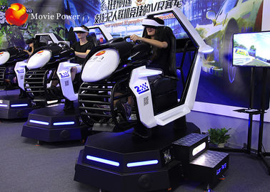 Máquina de jogo interativa do carro de competência da arcada do simulador do simulador 3D VR das corridas de carros 9D