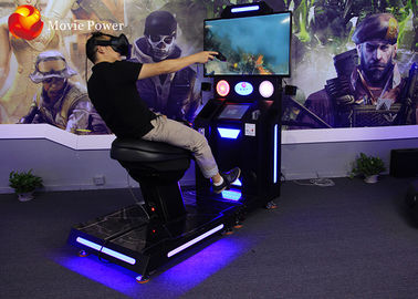 Passeio da máquina da equitação do simulador da realidade virtual de Vr no campo de batalha do Horseback que luta o inimigo