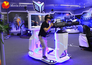 máquina de jogo da batalha do tiro do parque de diversões HTC Vive do espaço do caminhante de Gatling do suporte de 9d VR