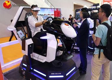 Arcada de competência super de VR que compete o tipo carro dinâmico bonde do jogo de vídeo do vr