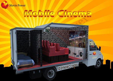 6/9/12 cinemas 5D móveis para múltiplos jogadores do caminhão do cinema/parque temático dos assentos 7D