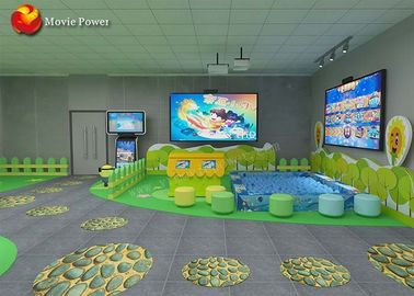 Crianças interativas internas da projeção do parque de diversões de VR que pintam a máquina de jogo 1,5 quilowatts