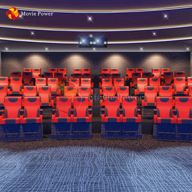 Assentos internos do cinema 2 do movimento do projetor de filme 4D da tela do arco