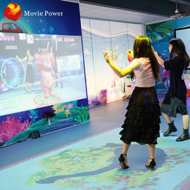 O projetor do jogo da AR das crianças faz à máquina o jogo de dança interativo do projetor interativo da parede para crianças