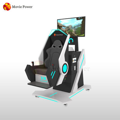 Máquina de jogo a fichas da plataforma VR do movimento de Flight Simulator do parque temático 360