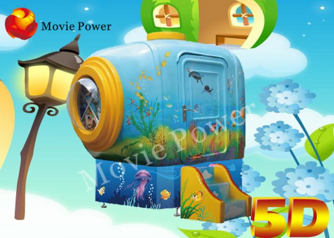 Cinema 9D/5D atrativo da montanha russa das crianças mini com sistema de controlo da moeda 0