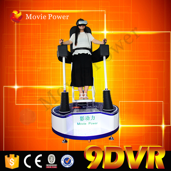 Cinema branco do jogo de vídeo 9d VR que levanta-se o grau 200kg do cinema 360 da ação 9D 0