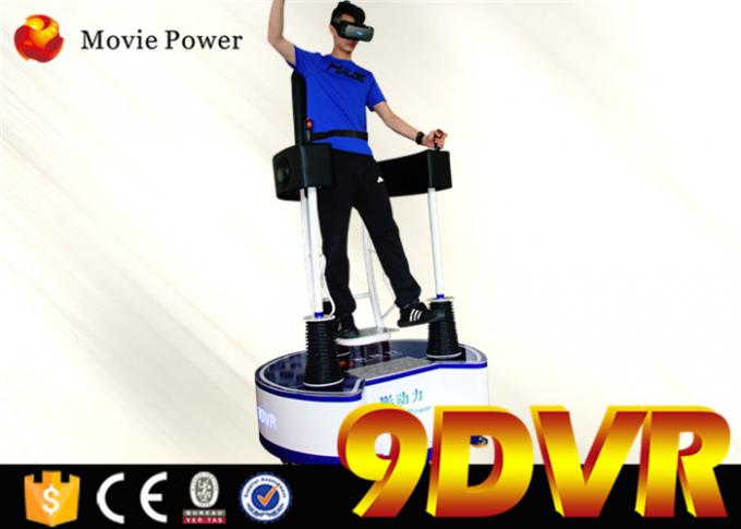 Sistema elétrico 9D VR do equipamento do simulador do divertimento que levanta-se o cinema 0