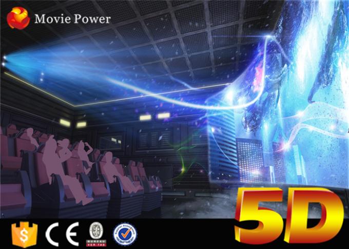 200 cinema da grande escala 4D do DOF do sistema elétrico 3 dos assentos com efeitos da chuva e as cadeiras moventes 0