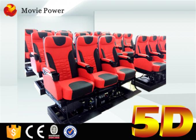 7,1 Sistema audio do canal e cinema da tela 4-D da curva com as 3 cadeiras elétricas do DOF 0