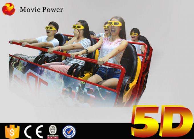 O cinema surpreendente da experiência 5D VR com efeitos especiais para crianças faz sinal ao simulador 0