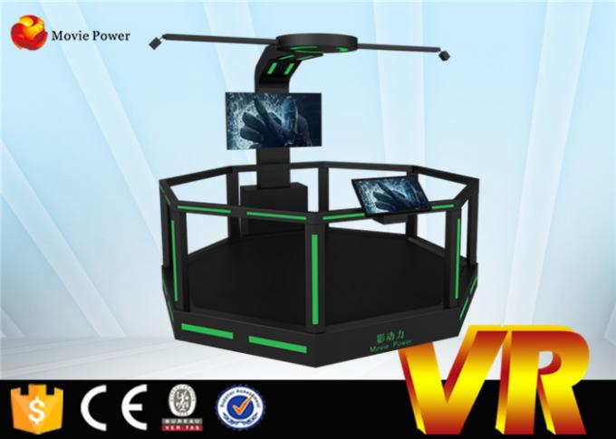 caminhante 9D que dispara em HTC Vive que levanta-se 9D VR para o CE do simulador do jogo da batalha 0