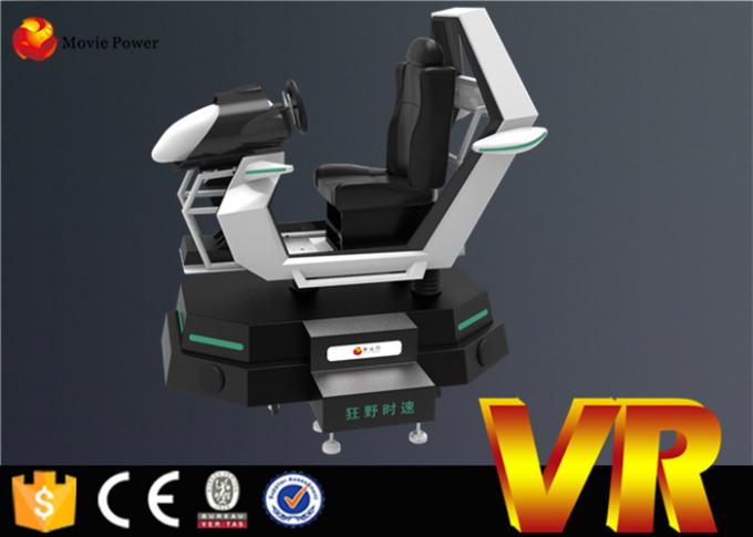 Simulador da máquina de jogo do cinema da condução de carro 9D da competência da arcada VR com 360 vidros de Vr 0