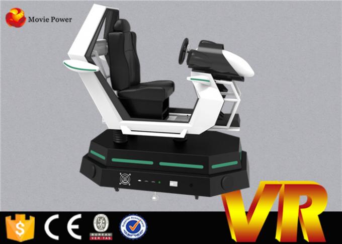 Simulador emocionante da realidade virtual de carro de competência 9d de Vr do carro de Porject do jogo para jogos exteriores do campo de jogos 0