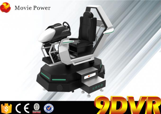 Cinema seguro estável de 9D VR que conduz o simulador da realidade virtual 9d de máquina de jogo do carro 0